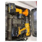 Dewalt 12 Volt Drill 3 Batteries and a Charger with Case