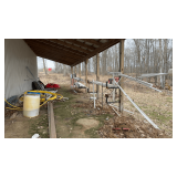 Assorted PVC Piping (Various Sizes 3'-8') & Gas Line