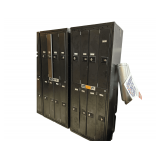 2 - Steel Locker Units 80” H.