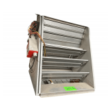 HVAC Motorized Damper 21” X 25.5” X 17”- Roffing Vent Kit - Aluminum Vent