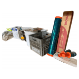 Uline Strapping Kit Paint Sprayer, 24" Strip Light, Pallet Wrapping