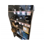 Contents on Shelf - Various Pipe Clamps & Other Hardware