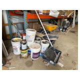 Cement Workers Items Include Rebar - Wheelbarrow- Quickrete - Trowels - Electric Blower Motor
