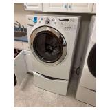Whirlpool Duet Washer - Model: WFW9470WW01 - SN: CS00408256 - With Pedestal