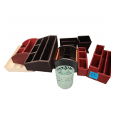 Several Gadget And Pen holders