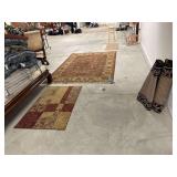 4 Rugs a 20"x40" and 93"x65" with a 47"x31" and a Runner 28"x200"