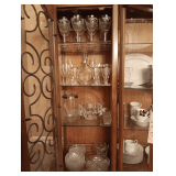 Wine Glasses. Decanter. Candy Dishes