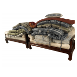 2 Wood and Upholstered 5