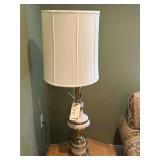 Pair Of Vintage Stiffel Hollywood Regency Table Lamps 40.5” H.