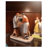 Shelf Of 4 Figurines