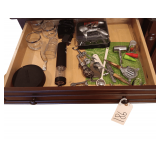 Drawer Of Manual And Electric Wine Bottle Openers