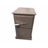 2 Drawer Filing Cabinet 27in Deep 19in Wide 31in Tall