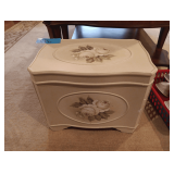 Wooden Storage Box With Handles And Felt Inside