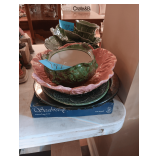 Set Of 4 Seabreeze Dinner Plates. Platters