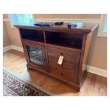 Wood Entertainment Stand - 4ft x 18in x 3ft