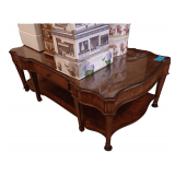 52 Inch By 33 Inch Coffee Table 2 Levels 2 Drawers