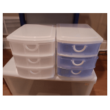 Organizing Containers. Cloth Cardaboard Boxes