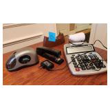 Office Aides - Canon Adding Machine, Tape Dispencer, Pencil Sharpener, Stapler