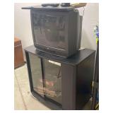 JVC 21" TV with Stand and Cook Books Model AC 120V 60Hz