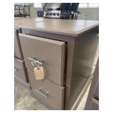 2 Drawer Filing Cabinet 27in Deep 19in Wide 31in Tall