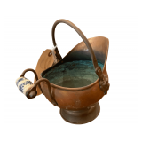 Delta Copper Pitcher with Porcelain Handle Made in Holland No. 519 C