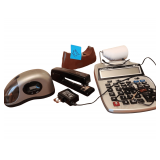 Office Aides - Canon Adding Machine, Tape Dispencer, Pencil Sharpener, Stapler
