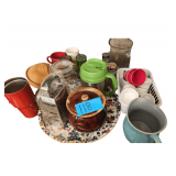 Bean Pot- Grater - Ramkins and various other Glassware