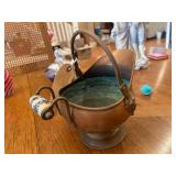 Delta Copper Pitcher with Porcelain Handle Made in Holland No. 519 C
