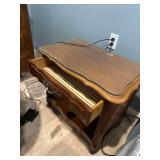 Set Of Vintage Wooden Night Stands 26”L. 16”W. Xx24”H.