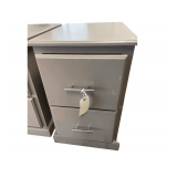 2 Drawer Filing Cabinet 27in Deep 19in Wide 31in Tall