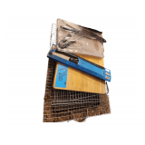 Various Knives and Knife Block.