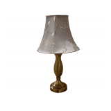 18" Tall Lamp Brass Colored Base