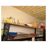 on Top Two Shelves Includes Small Electric Appliance Assortment