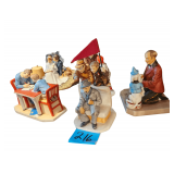 Lot Of 5 Figurines Middle