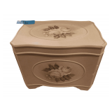 Wooden Storage Box With Handles And Felt Inside