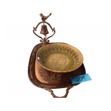 Silver Plated Platter. Cast Iron Bell