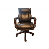 Lazy Boy, Leather Rolling office Chair, Beautiful Condition