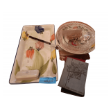 Books. Bowls. Large Serving Platter