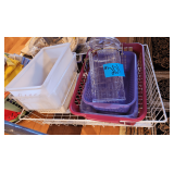 Storage Baskets. Container With Latch Lid