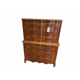 Vintage Wooden Dresser 40”L. X 57”H. X 17”D.