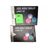 2 New Boxes of Led Golf Balls Light Up