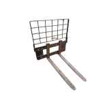 Skid Steer Forks - Removable Safety Rack