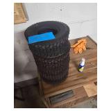 4 Cart Tires 9x3.5-4NHS