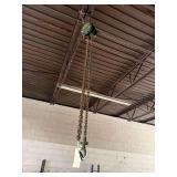 1 Ton Chain Hoist - Will Need Removed from Ceiling