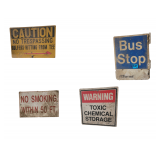 4 Signs 20" W & Smaller