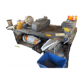 Steel Work Bench and Contents - Including Wilton Vise