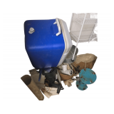 Various Items in Closet Such As - Cooler - 30" Rack & Other Hardware