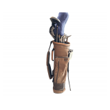 Assorted Golf Clubs With Bag
