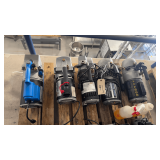 5 Assorted Bullet / Yellow Jacket Evacuation / Vacuum Pumps