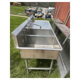 Stainless Steel Sink 84”L. X 30”W. X 44” H.